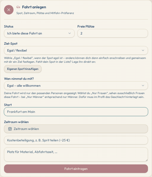 Carpool hub